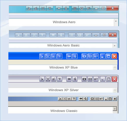 eXtra Buttons: Utility buttons in the title of the window